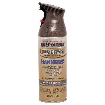 Rust-Oleum 245218 Universal Spray Paint, Hammered Brown