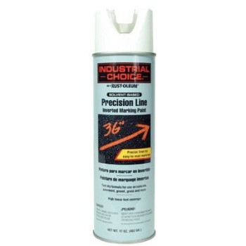 Rust-Oleum 203030 Inverted Marking Paint ~ White,  17 oz Spray