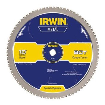 Irwin 4935561 Metal Cutting Combo Saw Blade ~ 10&quot; 80T