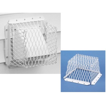 Hy-C  RVG-DVG-3 Dryer Vent Guard, White ~ 7 x 7 x 5&quot;