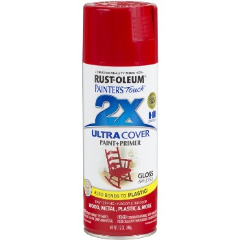 Rust-Oleum 249124 Painters Touch 2X Ultra,  Gloss Apple Red  ~ 12 oz Spray