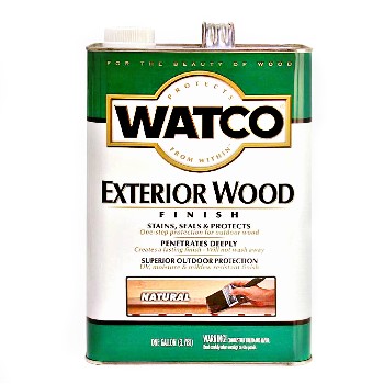 Watco 67731 Exterior Wood Finish,  Natural ~ Gallon