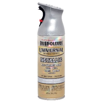 Rust-Oleum 245220 Universal Spray Paint, Titanium Silver~ 11oz