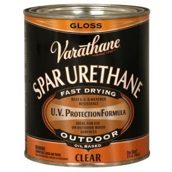 Rust-Oleum 9241 Varathane Exterior Spar Urethane, Gloss Quart