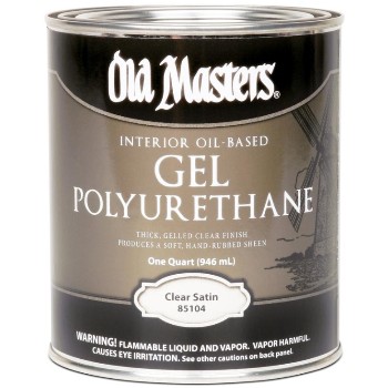 Old Masters 85104 Gel Polyurethane, Clear ~ Quart