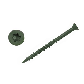 Midwest Fastener  09347 Green Coated Exterior Deck Screws. Star ~ #10 x 4&quot;