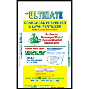 Ultimate  116 Ultimate Crabgrass Preventer W/Barricade, 20 lbs.