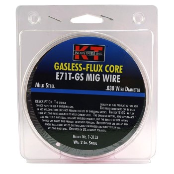 K-T Ind 1-3153 Gasless - Flux Core MIG Wire,  E71-T-GS ~ .030 x 2#