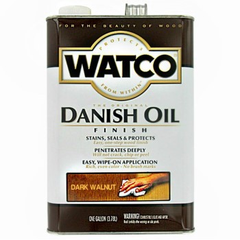 Watco 65831 Interior Danish Oil, Dark Walnut ~ Gallon