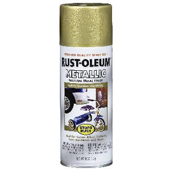 Rust-Oleum 7270830 Spray Paint - Metallic/Gold Rush~11 oz Cans