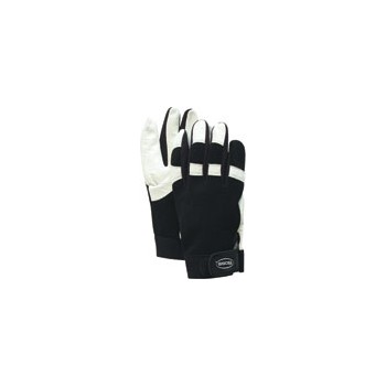Boss 4047L Mechanic Gloves, Goatskin Palm Unlined ~ Large