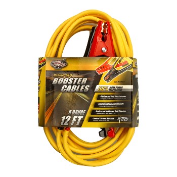Coleman Cable 08471 Booster Cable - 8 gauge - 12 feet