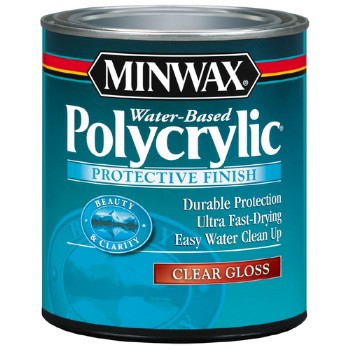 Minwax 65555 Polycrylic Protective Finish - Gloss - Qt