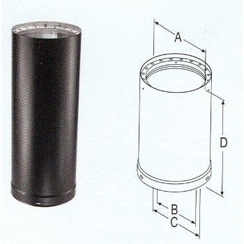 DuraVent   6DVL-12 6x12 Clearance Pipe