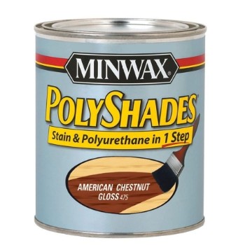 Minwax 61475 PolyShade - American Chestnut/Gloss  - 1 Qrt