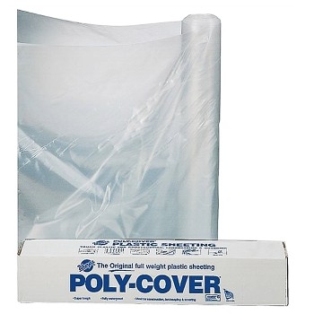 Warp Bros 6X10-C Clear Poly Polyethylene Sheeting ~ 10&#39;  X 100&#39; x 6 mil