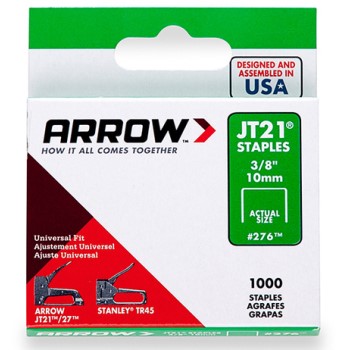 Arrow Fastener 276 Staples - Tackpoint -  3/8 inch