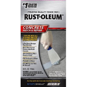 Rust-Oleum 301012 Epoxy Shield Concrete Patch &amp; Repair, Gray ~ 24 oz.