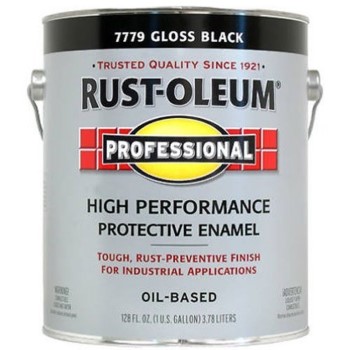 Rust-Oleum 7779402 Protective Enamel Paint, Gloss Black ~ Gallon