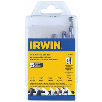 Irwin 4935078 Multi Material Bit Set ~ 5 Pc.