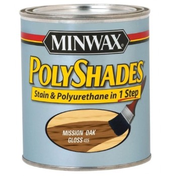Minwax 61485 PolyShades - Mission Oak/Gloss  - 1 Qrt