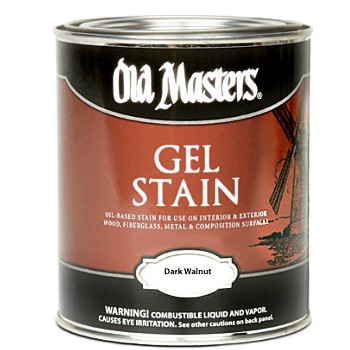 Old Masters 80701 Gel Stain, Dark Walnut ~ Gallon