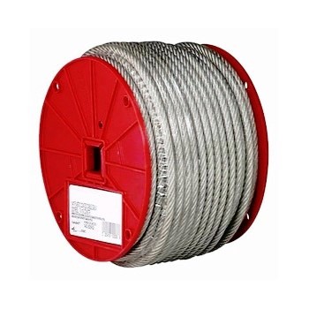 Campbell Chain 700-0397 Vinyl Coated Cable ~  3/32&quot; x 250 Ft Roll