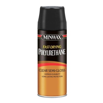 Minwax 33055 Polyurethane Spray, Semi-Gloss ~  11.5 oz Cans