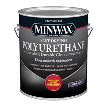 Minwax 71028 Fast Drying Interior Polyurethane,  Clear Satin  ~ Gallon