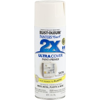 Rust-Oleum 249843 Ultra Cover 2X Spray ~ Blossom White Satin