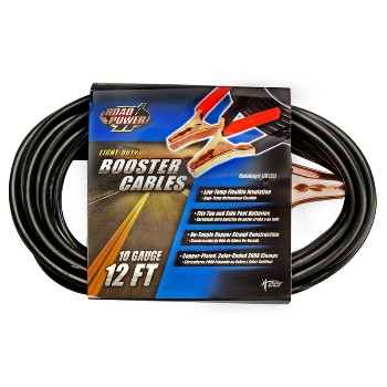 Coleman Cable 08120 Booster Cable - 10 gauge - 12&#39;