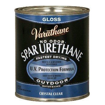 Rust-Oleum 250041 Varathane Spar Urethane,  Clear Gloss ~ Quart
