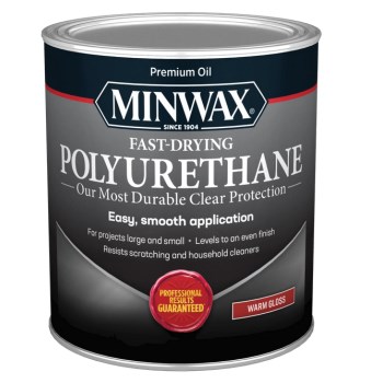 Minwax 71029 Fast-Drying Polyurethane, Semi-gloss ~ 1 Gallon