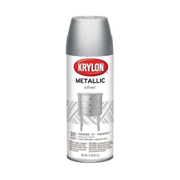 Krylon 1406 Spray Paint, General Purpose ~ Silver Metallic