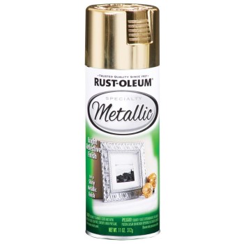 Rust-Oleum 1910830 Specialty Metallic Spray Paint,  Gold ~ 11 oz Cans
