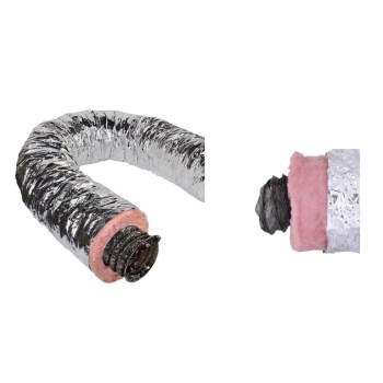 LL Bldg Prods F6IFD8X300 Master Flow Brand Insulated Flexible Duct,  R6 Silver Jacket ~ 8&quot; x 25 Ft