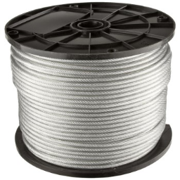Campbell Chain 700-0897 Vinyl Coated Cable ~ 1/4" x 200 Ft