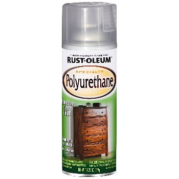 Rust-Oleum 7870830 Polyurethane, Clear Gloss ~ 11.25 oz Spray Cans