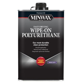Minwax 60910 Wipe-On Poly, Satin ~ Quart