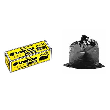 Warp Bros FB33-100 Industrial Trash Bags, 33 Gallon ~ 33&quot; x 40&quot; x 1.5 mil