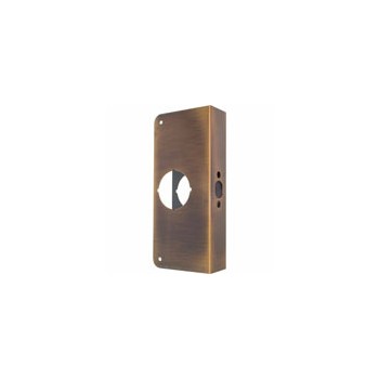 PrimeLine/SlideCo U9568 Lock and Door Reinforcer - Antique Brass