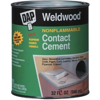 DAP 25332 Contact Cement, Non-flammable - 1 Quart