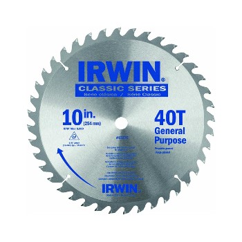 Irwin 15270 Trim and Finish Blade ~ 10&quot; 40T