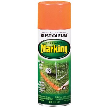 Rust-Oleum 1987830 Inverted Marking Paint, Fluorescent Orange