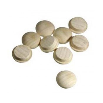 Madison Mill 17692 Oak Buttons, 500 pack ~ 3/8&quot;