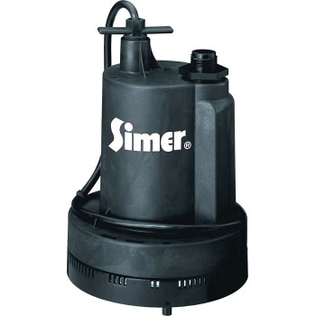 Flotec/Simer/Pentair 2305 Geyser Submersible Utility Pump - 1/4 HP