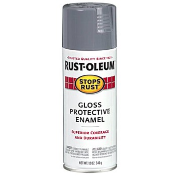 Rust-Oleum 7786830 Spray Paint - Stops Rust/Smoke Gray