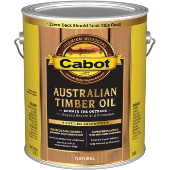 Cabot 01-3400 Australian Timber Oil,  Natural ~ Gallon