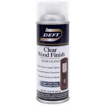 Deft 01113-SG Wood Finish, Clear Semi-Gloss ~ 13 oz Spray