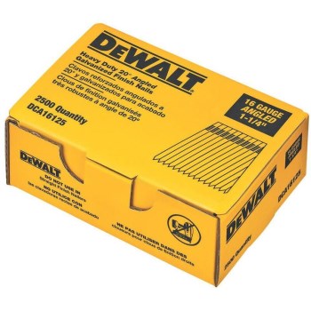 DeWalt DCA16125 Angled Finish Nails, 1-1/4 inch
